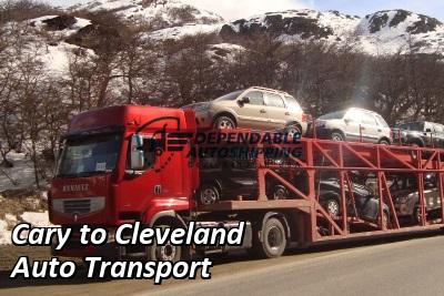 Cary to Cleveland Auto Transport