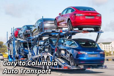 Cary to Columbia Auto Transport