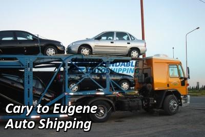 Cary to Eugene Auto Shipping