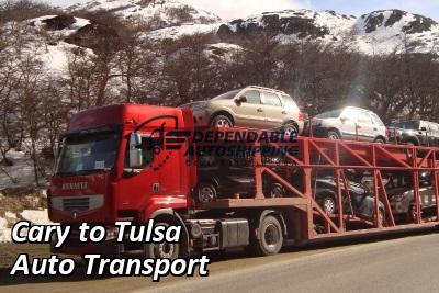 Cary to Tulsa Auto Transport