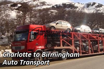 Charlotte to Birmingham Auto Transport