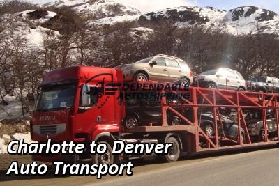 Charlotte to Denver Auto Transport