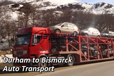 Durham to Bismarck Auto Transport