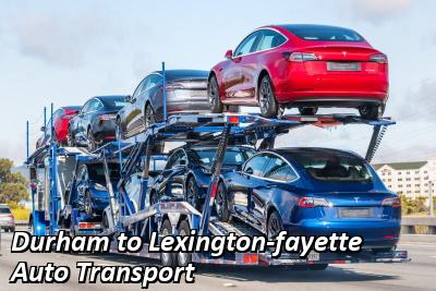 Durham to Lexington-Fayette Auto Transport