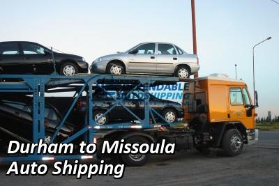 Durham to Missoula Auto Shipping