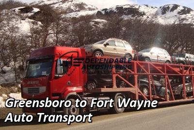Greensboro to Fort Wayne Auto Transport