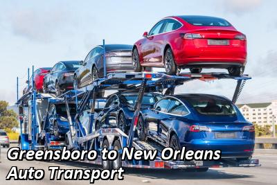 Greensboro to New Orleans Auto Transport