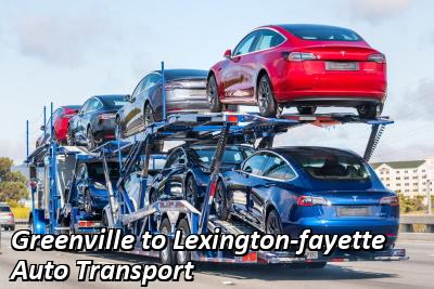 Greenville to Lexington-Fayette Auto Transport