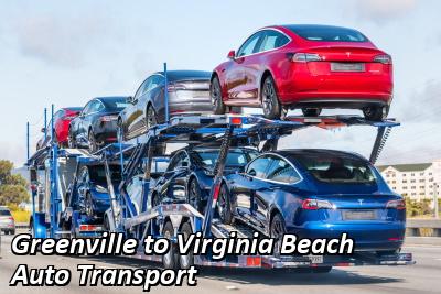 Greenville to Virginia Beach Auto Transport