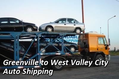 Greenville to West Valley City Auto Shipping