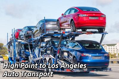 High Point to Los Angeles Auto Transport