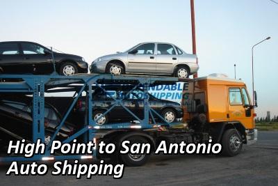High Point to San Antonio Auto Shipping