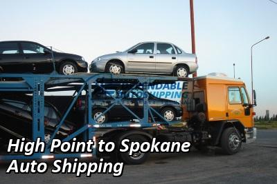 High Point to Spokane Auto Shipping