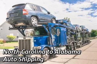 North Carolina to Alabama Auto Shipping