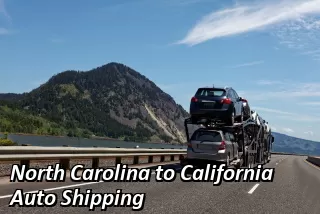 North Carolina to California Auto Shipping