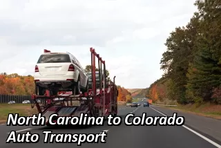 North Carolina to Colorado Auto Transport