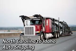 North Carolina to Idaho Auto Shipping