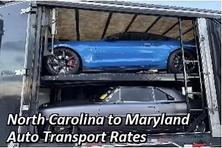 North Carolina to Maryland Auto Shipping
