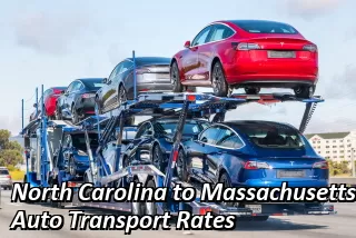 North Carolina to Massachusetts Auto Shipping