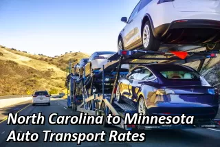 North Carolina to Minnesota Auto Shipping