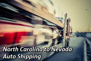 North Carolina to Nevada Auto Shipping