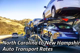 North Carolina to New Hampshire Auto Shipping