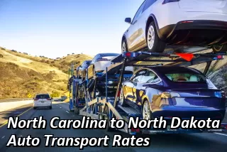 North Carolina to North Dakota Auto Shipping