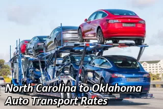 North Carolina to Oklahoma Auto Shipping