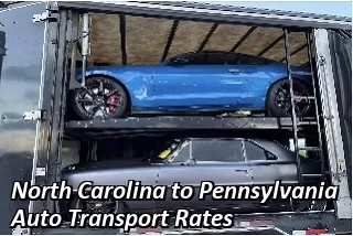 North Carolina to Pennsylvania Auto Shipping