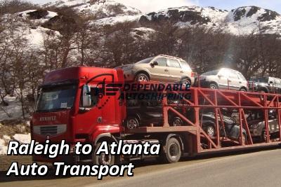 Raleigh to Atlanta Auto Transport