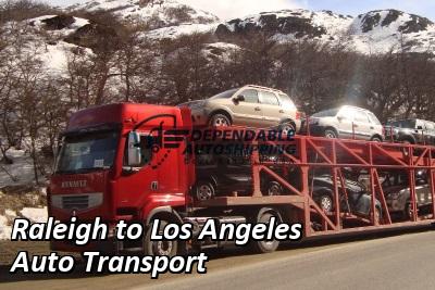 Raleigh to Los Angeles Auto Transport