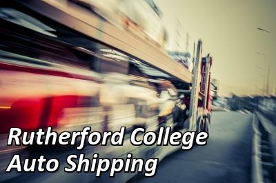 Rutherford College Auto Shipping