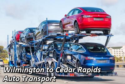 Wilmington to Cedar Rapids Auto Transport