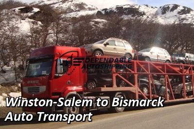 Winston-Salem to Bismarck Auto Transport